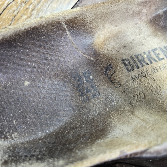 Birkenstock Mayari Gold Leather Sandals - Picture 5 of 13